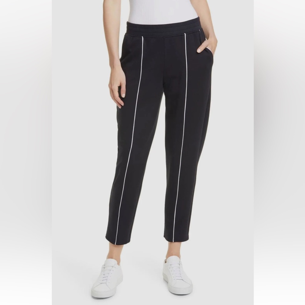 ATM Anthony Thomas Melillo Womens Black Joggers High Rise Crop Pants Size M